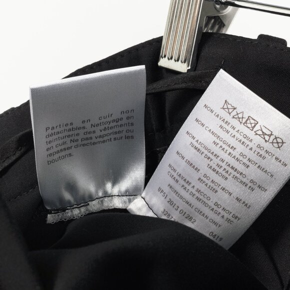 Gucci PF/13 Black Cotton-Blend Leather-Trim Cropped Riding Pants - Picture 12 of 12